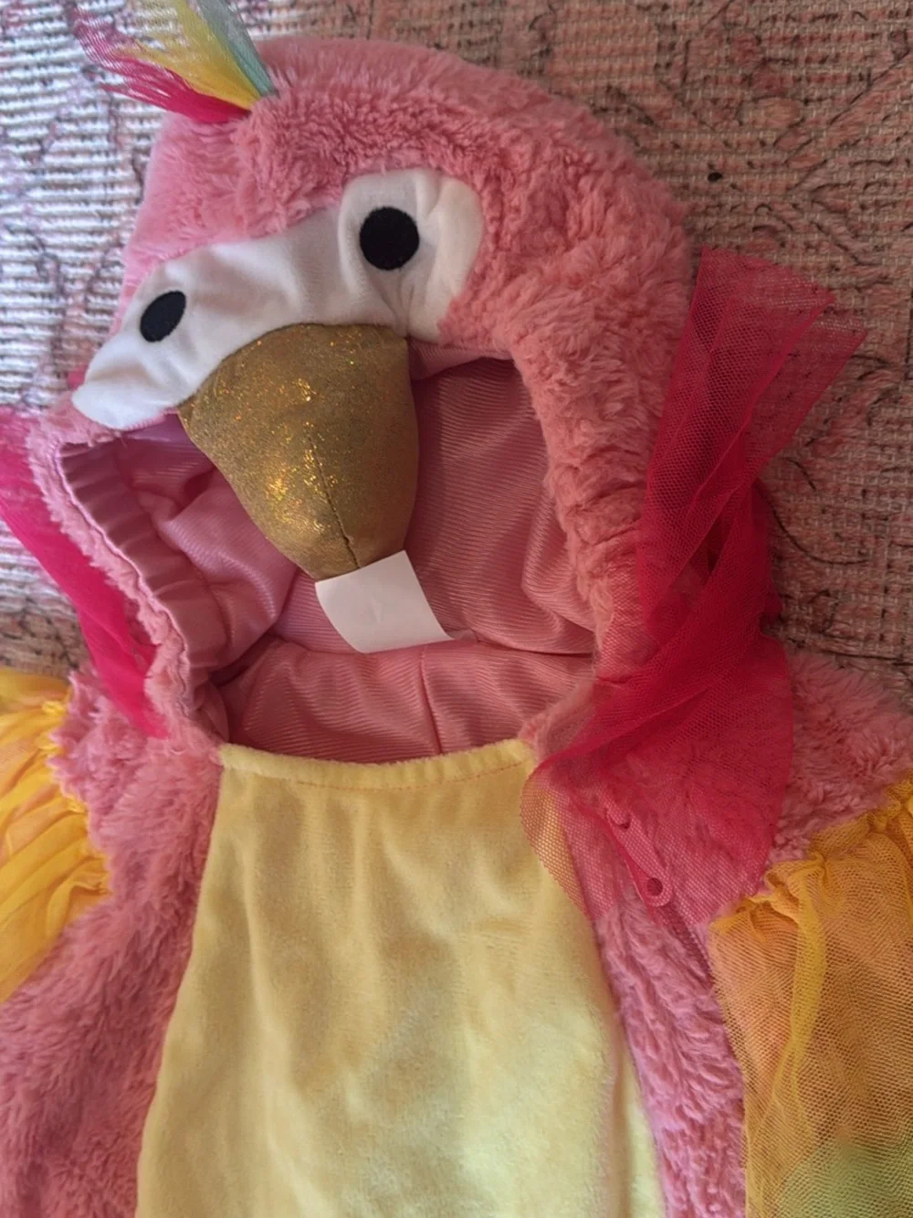 Size 2-3 years parrot bird Halloween costume